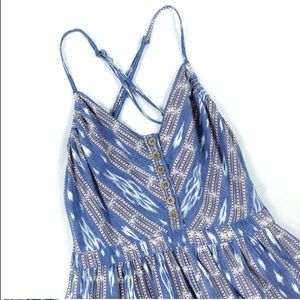 Urban Outfitters ecote Blue Tribal Print Dress S